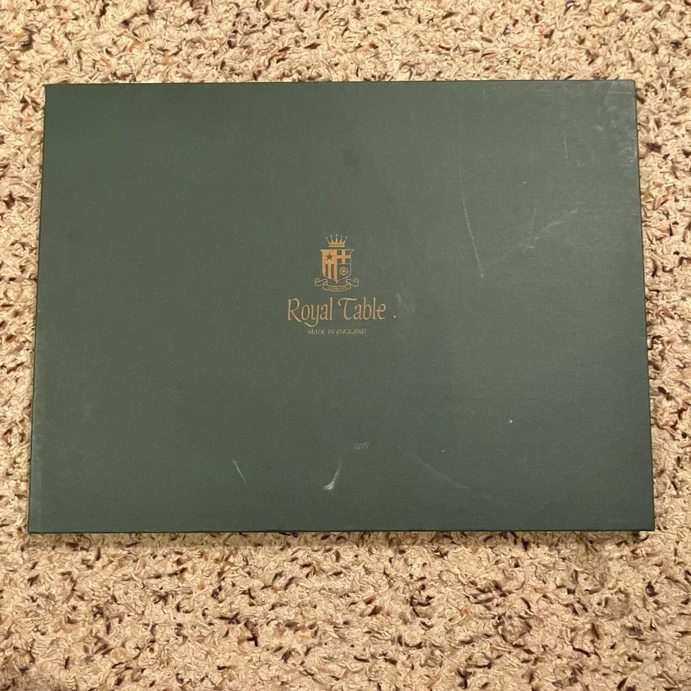 Vintage Royal Table Cork Placemats Sailing Ships boxed set of 4 Made in England